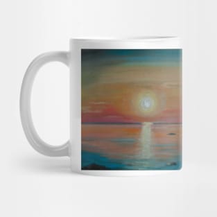 Magnificent sunset on the Baltic Sea Mug